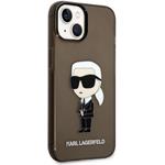 Karl Lagerfeld IML Ikonik NFT zadný kryt pre iPhone 14 Plus, čierny