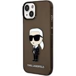 Karl Lagerfeld IML Ikonik NFT zadný kryt pre iPhone 14 Plus, čierny