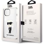 Karl Lagerfeld IML Ikonik NFT zadný kryt pre iPhone 14 Plus, transparentný