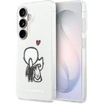 Karl Lagerfeld IML K&CH Back Logo Magnetic kryt pre Samsung Galaxy S26, transparentný