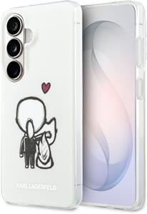 Karl Lagerfeld IML K&CH Back Logo Magnetic kryt pre Samsung Galaxy S26, transparentný