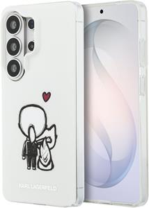 Karl Lagerfeld IML K&CH Back Logo Magnetic kryt pre Samsung Galaxy S26 Ultra, transparentný