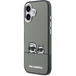 Karl Lagerfeld IML K&CH Heads Logo MagSafe kryt pre iPhone 17, čierny