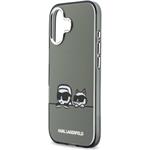 Karl Lagerfeld IML K&CH Heads Logo MagSafe kryt pre iPhone 17, čierny