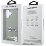 Karl Lagerfeld IML K&CH Heads Logo MagSafe kryt pre iPhone 17, čierny