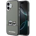 Karl Lagerfeld IML K&CH Heads Logo MagSafe kryt pre iPhone 17, čierny