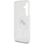 Karl Lagerfeld IML K&CH Heads MagSafe kryt pre Samsung Galaxy S25, transparentný