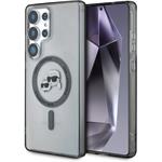 Karl Lagerfeld IML K&CH Heads MagSafe kryt pre Samsung Galaxy S25 Ultra, čierny