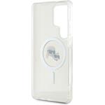 Karl Lagerfeld IML K&CH Heads MagSafe kryt pre Samsung Galaxy S25 Ultra, transparentný