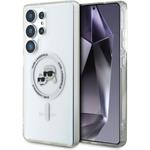 Karl Lagerfeld IML K&CH Heads MagSafe kryt pre Samsung Galaxy S25 Ultra, transparentný