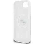 Karl Lagerfeld IML K&CH Heads Metal Frame MagSafe kryt pre iPhone 16e, transparentný