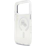 Karl Lagerfeld IML K&CH Heads Metal Frame MagSafe kryt pre iPhone 17 Pro, transparentný