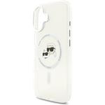 Karl Lagerfeld IML K&CH Heads Metal Frame MagSafe kryt pre iPhone 17, transparentný