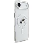 Karl Lagerfeld IML K&CH Heads Metal Frame MagSafe kryt pre iPhone Air, transparentný