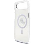Karl Lagerfeld IML K&CH Heads Metal Frame MagSafe kryt pre iPhone Air, transparentný