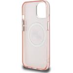 Karl Lagerfeld IML K&CH Heads Repeated Logo MagSafe kryt pre iPhone 15, ružový