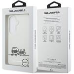 Karl Lagerfeld IML K&CH Peekaboo Logo Magnetic kryt pre Samsung Galaxy S26, biely