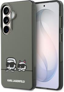 Karl Lagerfeld IML K&CH Peekaboo Logo Magnetic kryt pre Samsung Galaxy S26, čierny