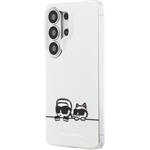 Karl Lagerfeld IML K&CH Peekaboo Logo Magnetic kryt pre Samsung Galaxy S26 Ultra, biele