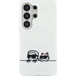 Karl Lagerfeld IML K&CH Peekaboo Logo Magnetic kryt pre Samsung Galaxy S26 Ultra, biele