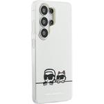 Karl Lagerfeld IML K&CH Peekaboo Logo Magnetic kryt pre Samsung Galaxy S26 Ultra, biele