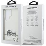 Karl Lagerfeld IML K&CH Peekaboo Logo Magnetic kryt pre Samsung Galaxy S26 Ultra, biele