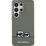 Karl Lagerfeld IML K&CH Peekaboo Logo Magnetic kryt pre Samsung Galaxy S26 Ultra, čierny