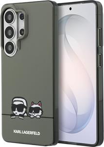 Karl Lagerfeld IML K&CH Peekaboo Logo Magnetic kryt pre Samsung Galaxy S26 Ultra, čierny