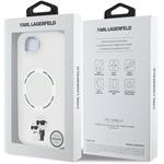 Karl Lagerfeld IML Karl and Choupette MagSafe kryt pre iPhone 16e, transparentný