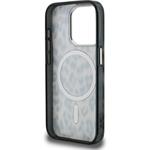 Karl Lagerfeld IML Leopard MagSafe kryt pre iPhone 15 Pro, hnedý