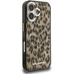 Karl Lagerfeld IML Leopard MagSafe kryt pre iPhone 16, hnedý