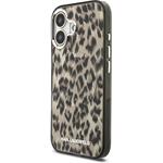 Karl Lagerfeld IML Leopard MagSafe kryt pre iPhone 17, hnedý