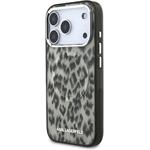 Karl Lagerfeld IML Leopard MagSafe kryt pre iPhone 17 Pro, hnedý