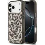 Karl Lagerfeld IML Leopard MagSafe kryt pre iPhone 17 Pro Max, hnedý