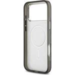 Karl Lagerfeld IML Leopard MagSafe kryt pre iPhone 17 Pro Max, sivý