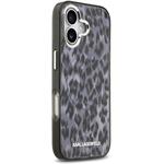Karl Lagerfeld IML Leopard MagSafe kryt pre iPhone 17, sivý