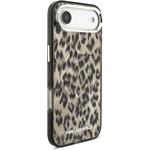 Karl Lagerfeld IML Leopard MagSafe kryt pre iPhone Air, hnedý
