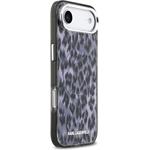 Karl Lagerfeld IML Leopard MagSafe kryt pre iPhone Air, sivý