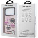 Karl Lagerfeld IML Multi K&CH Heads kryt pre iPhone 17 Pro, ružový