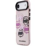 Karl Lagerfeld IML Multi K&CH Heads kryt pre iPhone Air, ružový