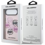 Karl Lagerfeld IML Multi K&CH Heads kryt pre iPhone Air, ružový