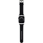 Karl Lagerfeld Karl a Choupette Head NFT remienok pre Apple Watch 42/44/45/49, čierny