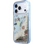 Karl Lagerfeld Liquid Glitter Beach kryt pre iPhone 18 Pro Max, modrý