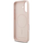 Karl Lagerfeld Liquid Silicone Double Heads MagSafe kryt pre iPhone 17, ružový