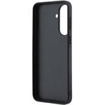 Karl Lagerfeld Liquid Silicone Metal Karl and Choupette kryt pre Samsung Galaxy A37, čierny