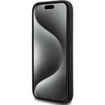 Karl Lagerfeld Liquid Silicone Plaque MagSafe kryt pre iPhone 15, čierny