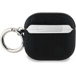 Karl Lagerfeld PU Embossed Karl and Choupette Heads puzdro pre AirPods 4, čierne