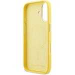 Karl Lagerfeld PU Karl and Choupette Heads Pins MagSafe kryt pre iPhone 17, žltý