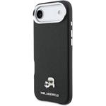 Karl Lagerfeld PU Karl and Choupette Heads Pins MagSafe kryt pre iPhone Air, čierny