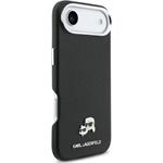 Karl Lagerfeld PU Karl and Choupette Heads Pins MagSafe kryt pre iPhone Air, čierny